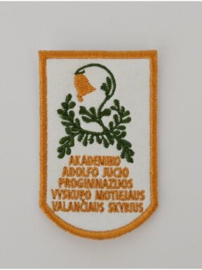 Plungės Akademiko Adolfo Jucio progimnazijos vyskupo Motiejaus Valančiaus skyriaus emblema