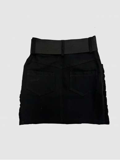 Juodos spalvos sijonas