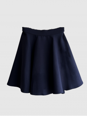 Tamsiai mėlynas sijonas