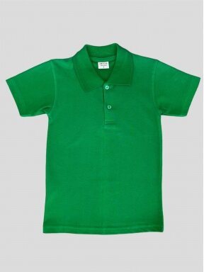 Ryškiai žali polo marškinėliai